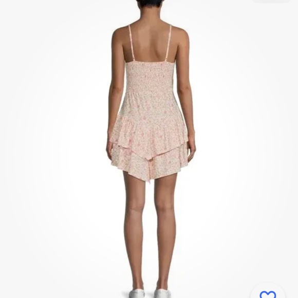 No Boundaries Jrs Sleeveless Tiered Floral Mini Dress Size XXXL/3X/21 NEW - Picture 5 of 9